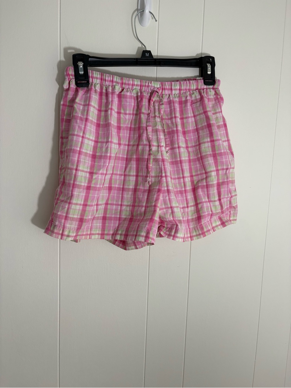 Pink Plaid Lounge Shorts - Madison & Max Label